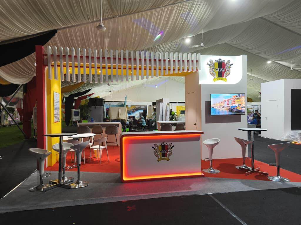 Custom Booth Set Up For MBS