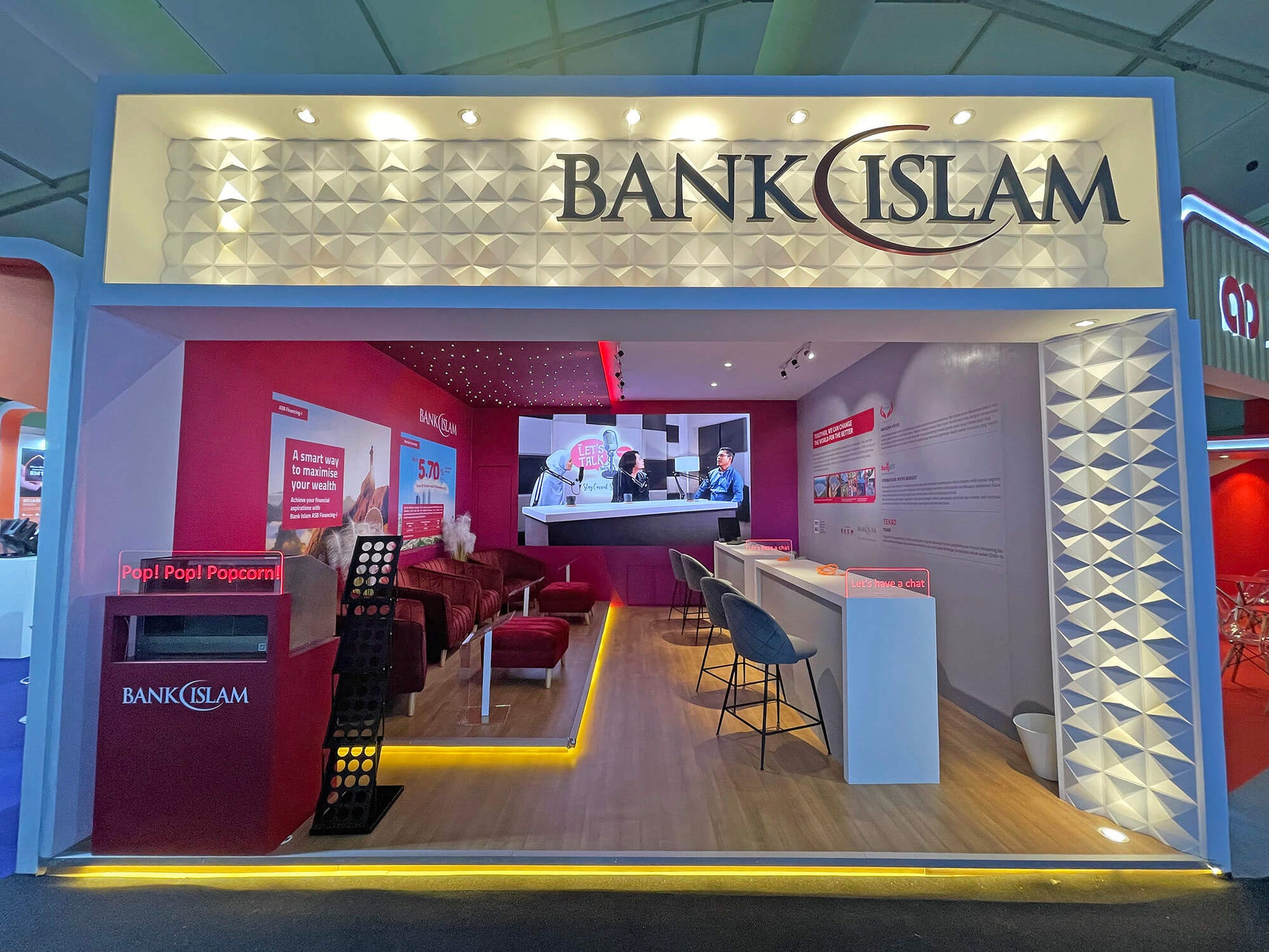 Bank Islam Booth contractor