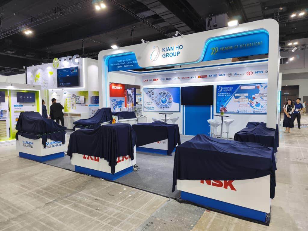 Custom Booth Stands for Semicon Southeast Asia