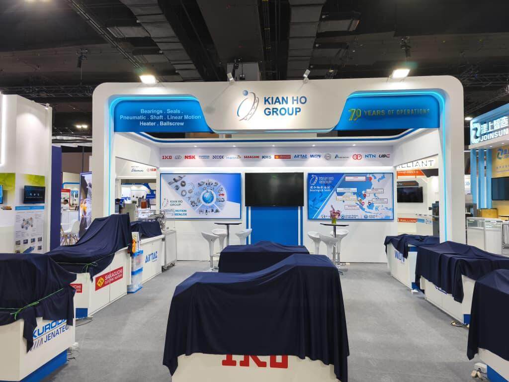 Custom Booth Stands for Semicon Southeast Asia