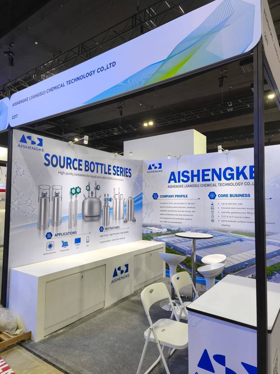 Custom Booth Stands for Semicon Southeast Asia