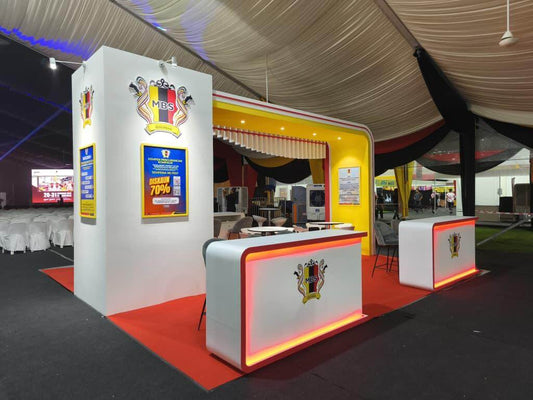 Custom Booth Set Up For MBS