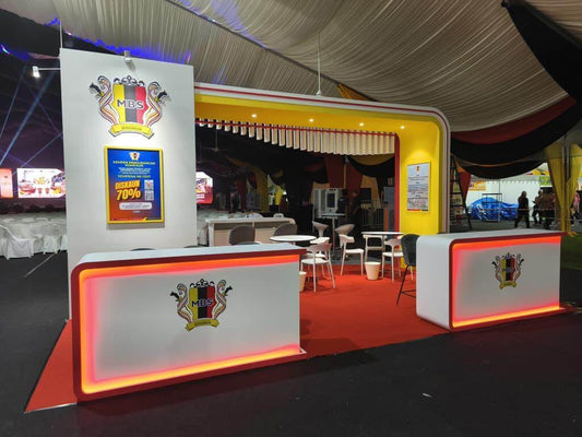 Custom Booth Set Up For MBS